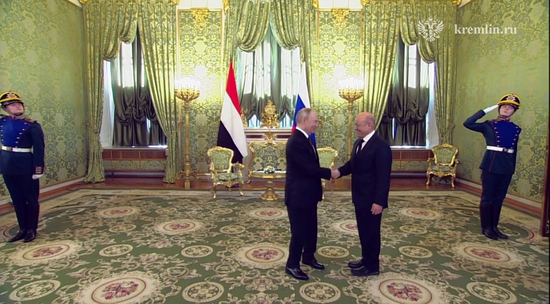 Переговоры Владимира Путина с лидером Йемена Рашадом Аль-Алими: видео